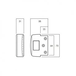 LOCKWOOD 001-3653 RETRO FIT STRIKE Locking Solutions