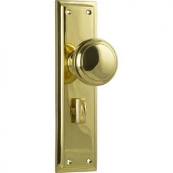 TRADCO MILTON DOOR KNOB ON PLATE