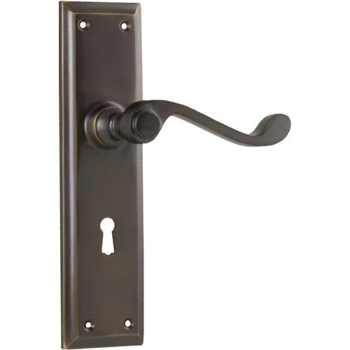 Handles & Hardware TRADCO DOOR LEVER MILTON PAIR 4 Handles & Hardware TRADCO DOOR LEVER MILTON PAIR