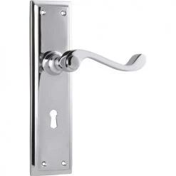 Handles & Hardware TRADCO DOOR LEVER MILTON PAIR 27 Handles & Hardware TRADCO DOOR LEVER MILTON PAIR
