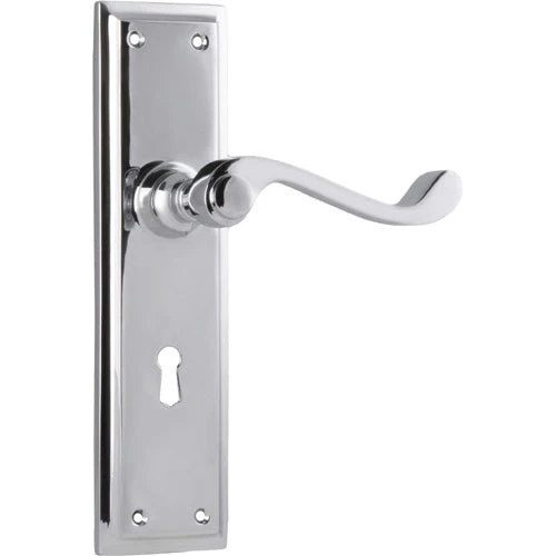 Handles & Hardware TRADCO DOOR LEVER MILTON PAIR 8 Handles & Hardware TRADCO DOOR LEVER MILTON PAIR