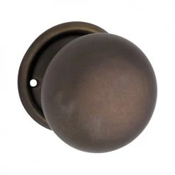TRADCO DOOR KNOB PLAIN ROUND ROSE