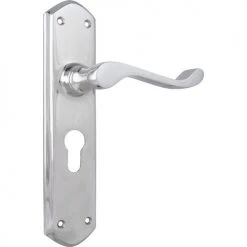 TRADCO WINDSOR LEVER ON PLATE 33 TRADCO WINDSOR LEVER ON PLATE