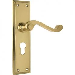 Handles & Hardware TRADCO DOOR LEVER MILTON PAIR 33 Handles & Hardware TRADCO DOOR LEVER MILTON PAIR