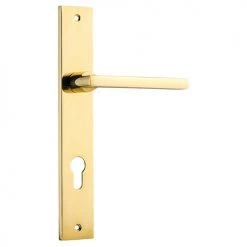 IVER DOOR LEVER BALTIMORE RECTANGULAR BACKPLATE