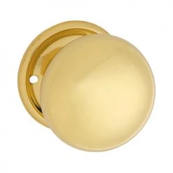 TRADCO DOOR KNOB PLAIN ROUND ROSE