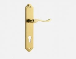 IVER DOOR LEVER STIRLING SHOULDERED BACKPLATE Door Handles & Levers