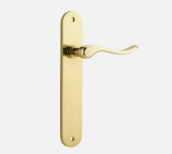 IVER DOOR LEVER STIRLING OVAL BACKPLATE Door Handles & Levers