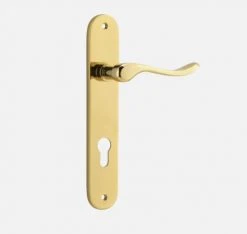 IVER DOOR LEVER STIRLING OVAL BACKPLATE Door Handles & Levers