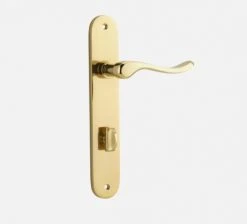 IVER DOOR LEVER STIRLING OVAL BACKPLATE Door Handles & Levers 26 IVER DOOR LEVER STIRLING OVAL BACKPLATE Door Handles & Levers