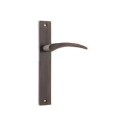 IVER DOOR LEVER OXFORD RECTANGULAR BACKPLATE