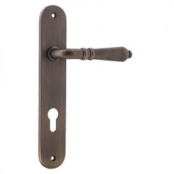 IVER DOOR LEVER SARLAT OVAL BACKPLATE Handles & Hardware 34 IVER DOOR LEVER SARLAT OVAL BACKPLATE Handles & Hardware