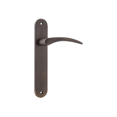 IVER DOOR LEVER OXFORD OVAL BACKPLATE 2 IVER DOOR LEVER OXFORD OVAL BACKPLATE