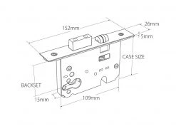ZANDA ROLLER MORTICE LOCK HEAVY DUTY Locking Solutions
