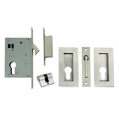 ZANDA SQUARE SLIDING DOOR EURO LOCK KIT 1 ZANDA SQUARE SLIDING DOOR EURO LOCK KIT