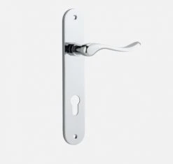 IVER DOOR LEVER STIRLING OVAL BACKPLATE Door Handles & Levers 31 IVER DOOR LEVER STIRLING OVAL BACKPLATE Door Handles & Levers