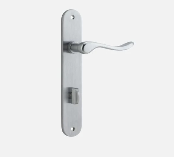 IVER DOOR LEVER STIRLING OVAL BACKPLATE Door Handles & Levers 12 IVER DOOR LEVER STIRLING OVAL BACKPLATE Door Handles & Levers