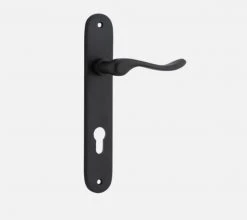 IVER DOOR LEVER STIRLING OVAL BACKPLATE Door Handles & Levers 37 IVER DOOR LEVER STIRLING OVAL BACKPLATE Door Handles & Levers