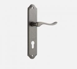 IVER DOOR LEVER STIRLING SHOULDERED BACKPLATE Door Handles & Levers 40 IVER DOOR LEVER STIRLING SHOULDERED BACKPLATE Door Handles & Levers