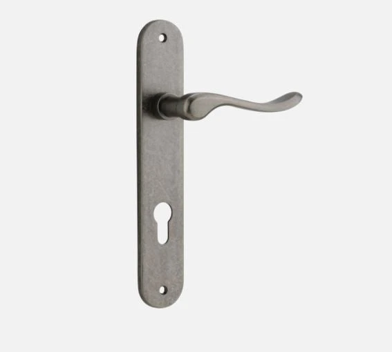 IVER DOOR LEVER STIRLING OVAL BACKPLATE Door Handles & Levers 17 IVER DOOR LEVER STIRLING OVAL BACKPLATE Door Handles & Levers