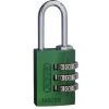 ABUS 3-WHEEL 20MM COMBINATION ALUMINIUM PADLOCK 145/20 VARIOUS COLOURS