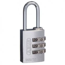 ABUS 3-WHEEL 20MM COMBINATION ALUMINIUM PADLOCK 145/20 VARIOUS COLOURS 12 ABUS 3-WHEEL 20MM COMBINATION ALUMINIUM PADLOCK 145/20 VARIOUS COLOURS