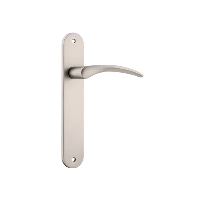 IVER DOOR LEVER OXFORD OVAL BACKPLATE 1 IVER DOOR LEVER OXFORD OVAL BACKPLATE