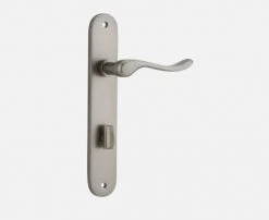 IVER DOOR LEVER STIRLING OVAL BACKPLATE Door Handles & Levers 44 IVER DOOR LEVER STIRLING OVAL BACKPLATE Door Handles & Levers