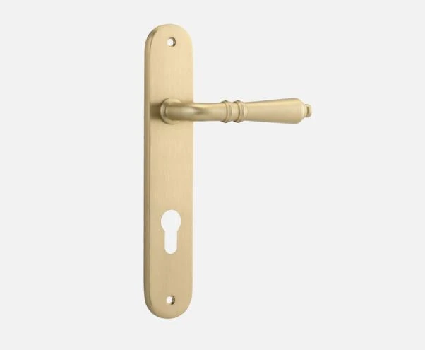 IVER DOOR LEVER SARLAT OVAL BACKPLATE Handles & Hardware 29 IVER DOOR LEVER SARLAT OVAL BACKPLATE Handles & Hardware