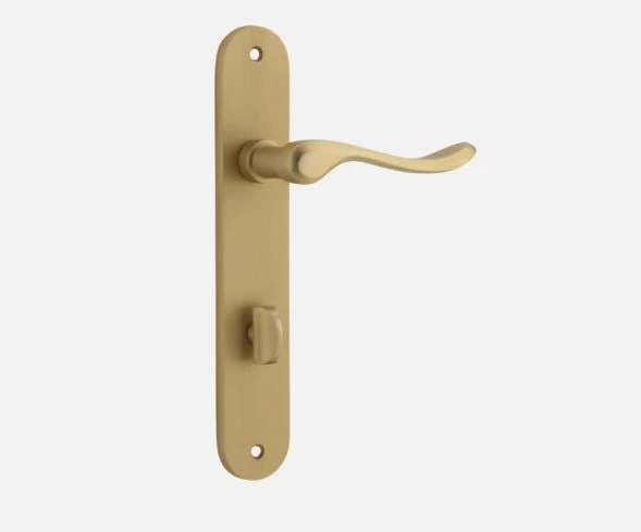 IVER DOOR LEVER STIRLING OVAL BACKPLATE Door Handles & Levers 24 IVER DOOR LEVER STIRLING OVAL BACKPLATE Door Handles & Levers