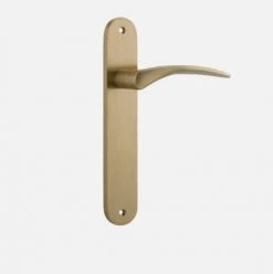 IVER DOOR LEVER OXFORD OVAL BACKPLATE 14 IVER DOOR LEVER OXFORD OVAL BACKPLATE