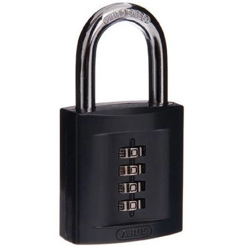 ABUS 4-WHEEL COMBINATION PADLOCK 158/50 1 ABUS 4-WHEEL COMBINATION PADLOCK 158/50