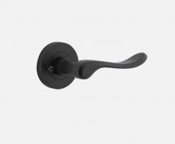 IVER DOOR LEVER STIRLING ROUND ROSE BACKPLATE Door Handles & Levers