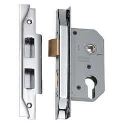 TRADCO REBATED EURO MORTICE LOCK (47.5MM PITCH) Entrance Sets