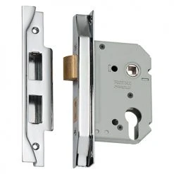 TRADCO REBATED EURO MORTICE LOCK (47.5MM PITCH) Entrance Sets