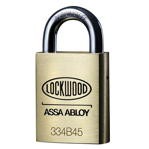 LOCKWOOD HIGH SECURITY 334 SERIES BRASS PADLOCK 1 LOCKWOOD HIGH SECURITY 334 SERIES BRASS PADLOCK