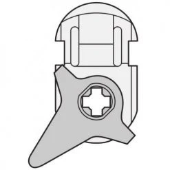 LOCKWOOD TURNSNIB ADAPTOR 3571-5050 (SUITS 3571/3573) Handles & Hardware