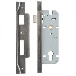 IVER MORTICE LOCK EURO REBATED 85MM