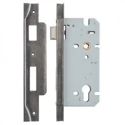 IVER MORTICE LOCK EURO REBATED 85MM