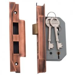 TRADCO REBATED 5 LEVER MORTICE LOCK Entrance Sets