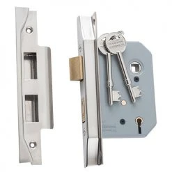 TRADCO REBATED 5 LEVER MORTICE LOCK Entrance Sets