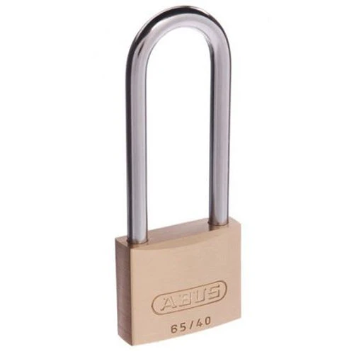 ABUS PADLOCK 65/40 WITH 63MM EXTENDED SHACKLE 1 ABUS PADLOCK 65/40 WITH 63MM EXTENDED SHACKLE