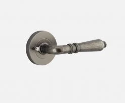 IVER DOOR LEVER SARLAT ROUND ROSE PAIR Door Handles & Levers