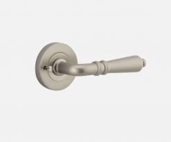 IVER DOOR LEVER SARLAT ROUND ROSE PAIR Door Handles & Levers