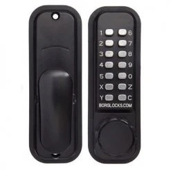 BORG DIGITAL LOCK 2601 MARINE GRADE PRO BLACK Locking Solutions