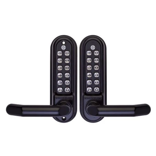 LILY The Lock Shop 15 BORG DIGITAL LOCK 5051 MARINE GRADE PRO BLACK (BACK TO BACK) ECP Handles & Hardware