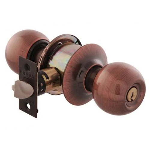 Entrance Sets BRAVA URBAN DOUBLE CYLINDER GLASS DOOR KNOBSET 4 Entrance Sets BRAVA URBAN DOUBLE CYLINDER GLASS DOOR KNOBSET