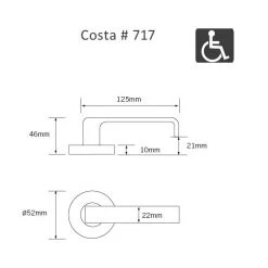 SCHLAGE 7000 SERIES LEVERSET - COSTA Handles & Hardware