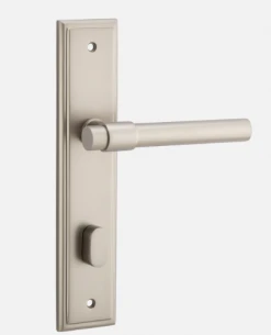 IVER DOOR LEVER HELSINKI STEPPED BACKPLATE Door Handles & Levers