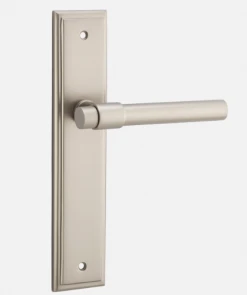 IVER DOOR LEVER HELSINKI STEPPED BACKPLATE Door Handles & Levers